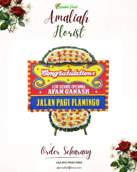 Sewa Papan Bunga Setrojenar